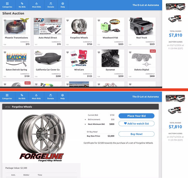 $2500 Forgeline Wheel Credit Up for Grabs at the 2026 Pfaff Designs D Lot Auction