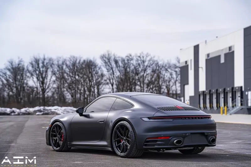 AIM Performance-Prepped 992 Porsche 911 C4S on Forgeline One Piece Forged Monoblock VX1S Wheels