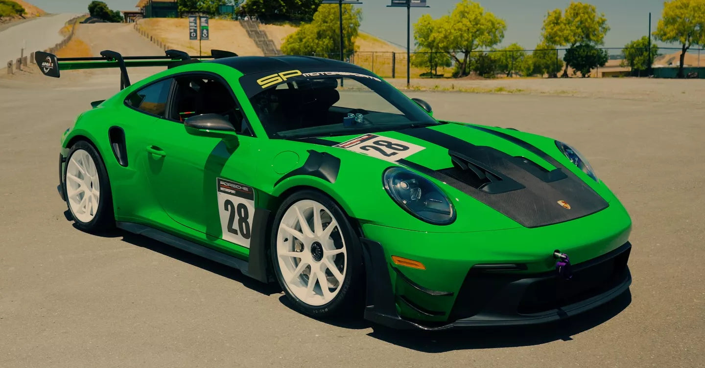 Jaden Conwright's SP Motorsports-Prepped 992 Porsche 911 GT3 RS on Forgeline One Piece Forged Monoblock GS1R-CL Wheels