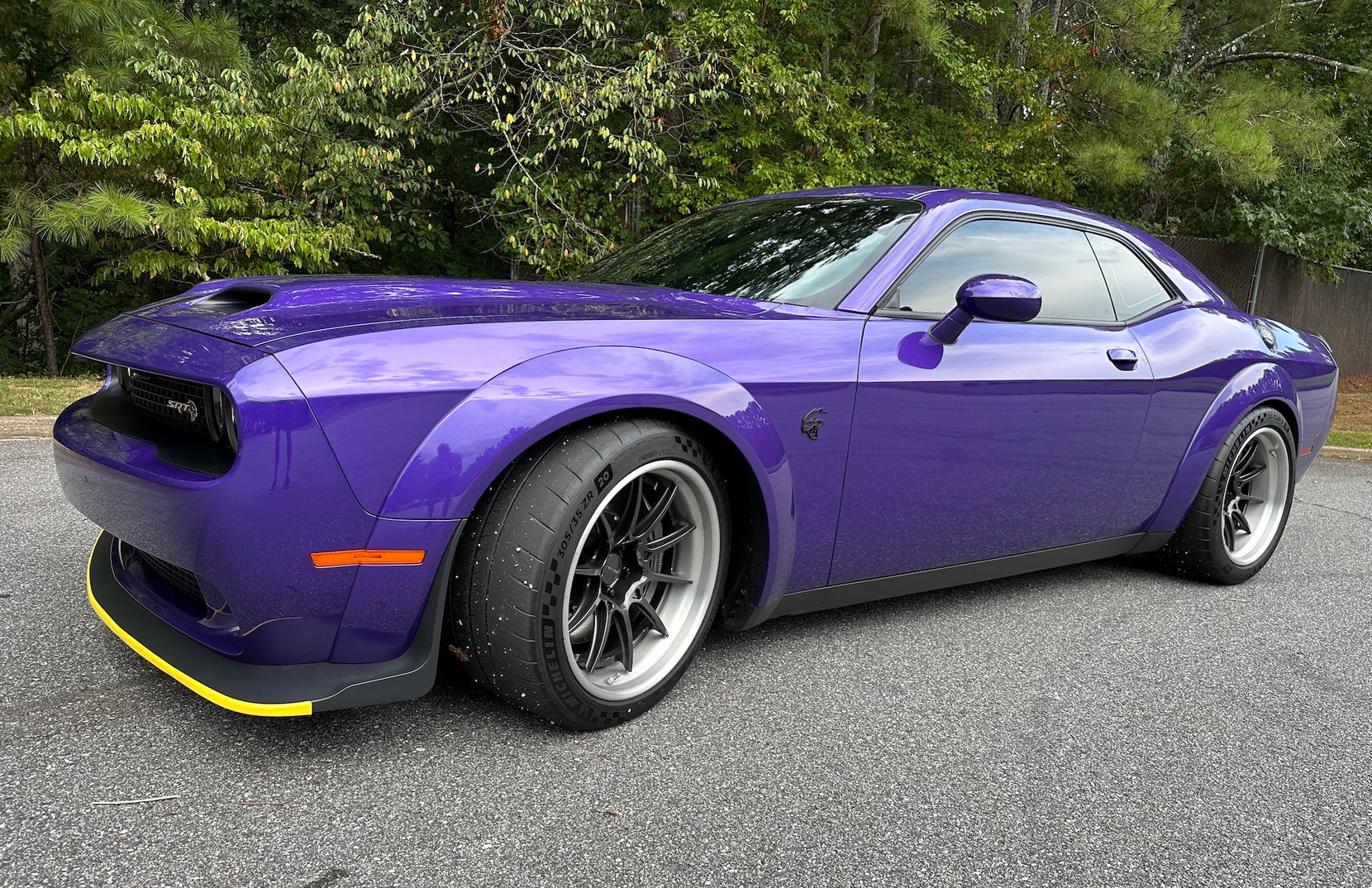 George Smith’s Dodge Challenger SRT Hellcat on Forgeline Forged Three Piece AL305 Wheels