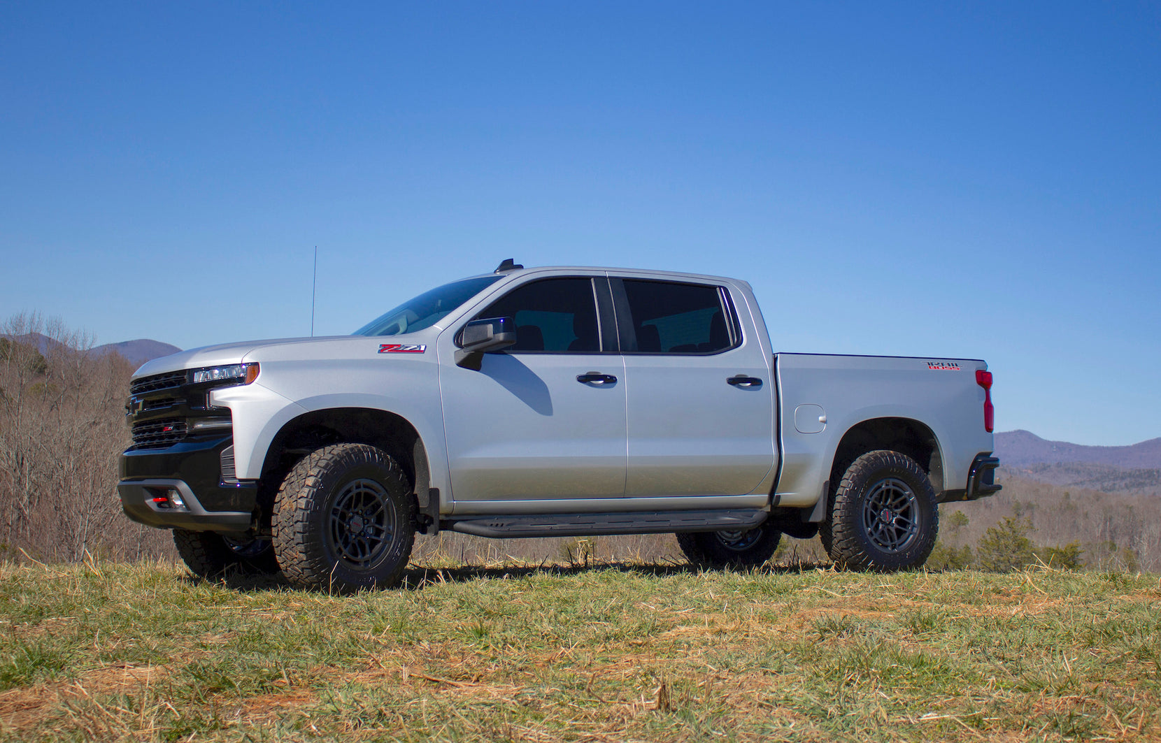 Michael Chastain's Chevrolet Silverado Z71 Trail Boss on Forgeline One Piece Forged Monoblock TR11 Wheels