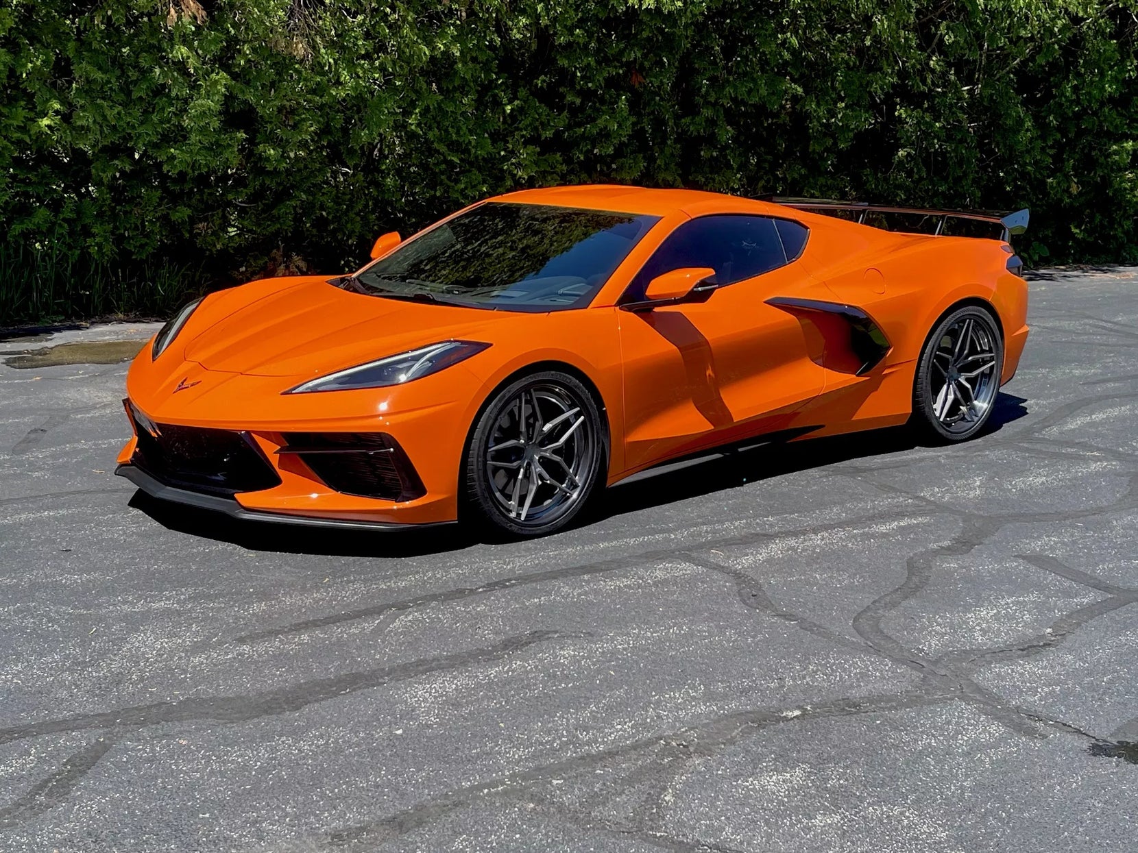 Randy Johnson's D&Z Customs Chevrolet C8 Corvette Stringray on Forgeline Forged Three Piece AL304 Wheels