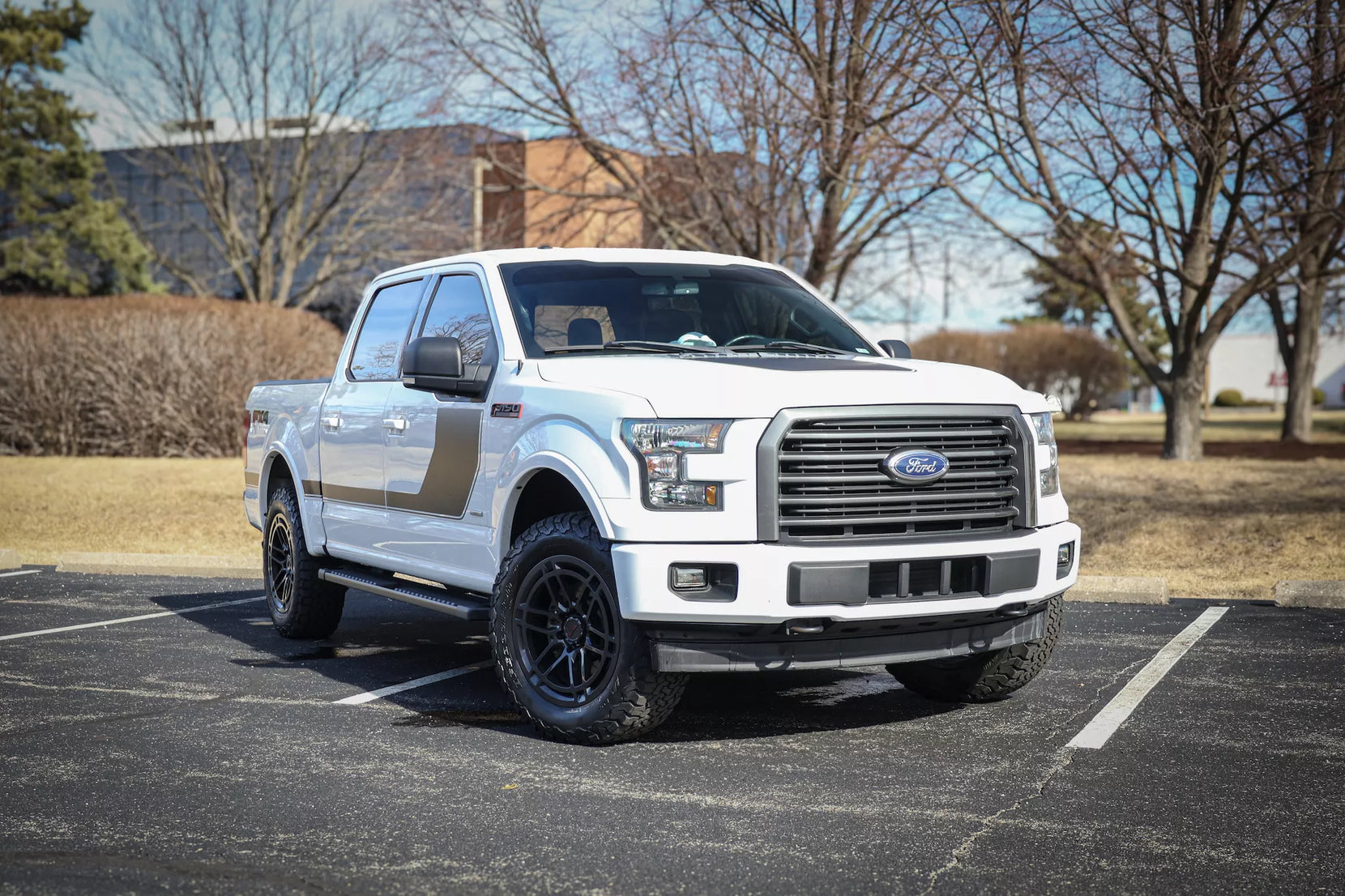 Jason Hedrick's Ford F150 XLT FX4 on Forgeline One Piece Forged Monoblock TR11 Wheels