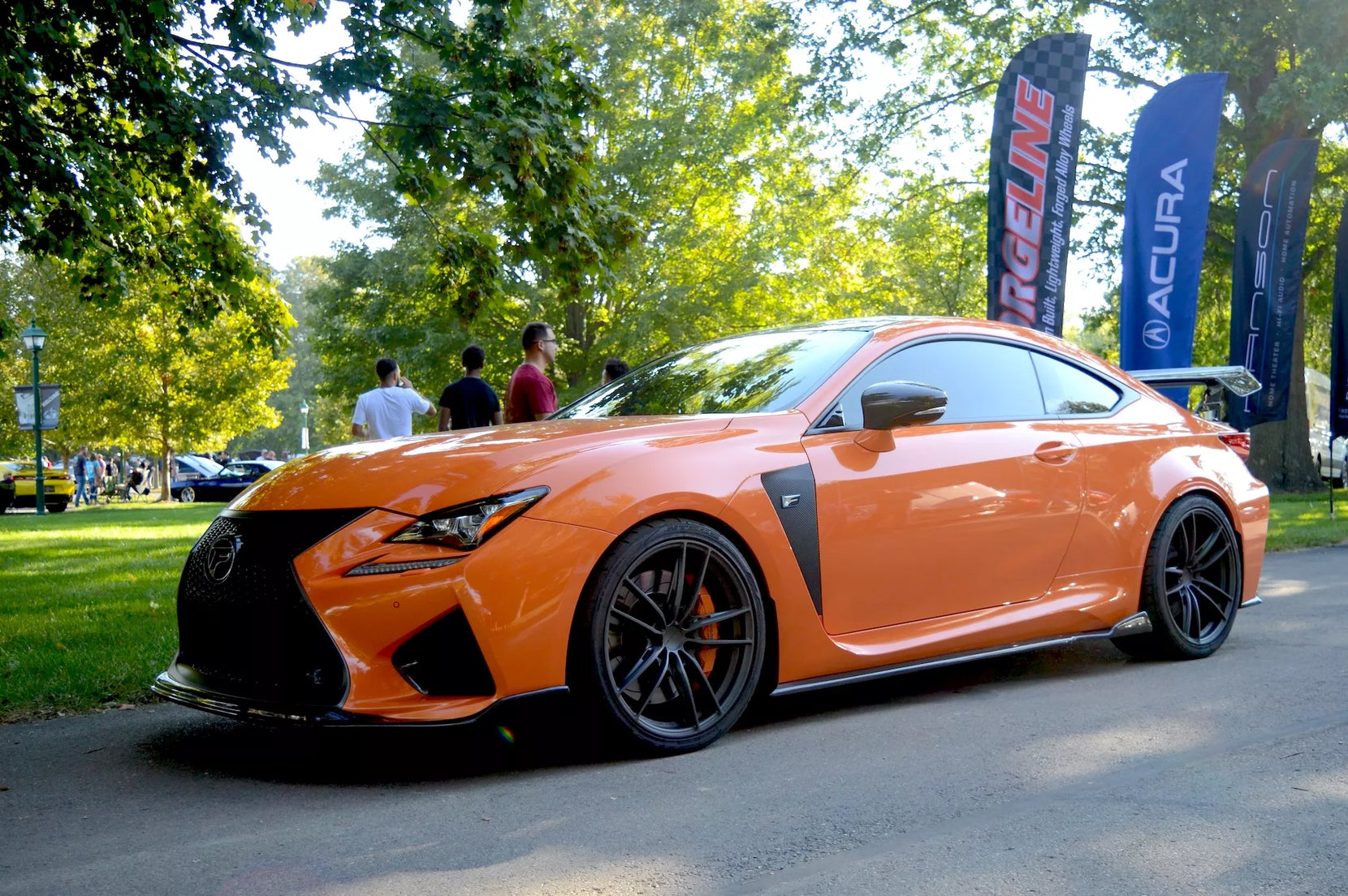 Jimmy Hendricks's 2016 Lexus RC F SPORT on Forgeline One Piece Forged Monoblock NW103 Wheels