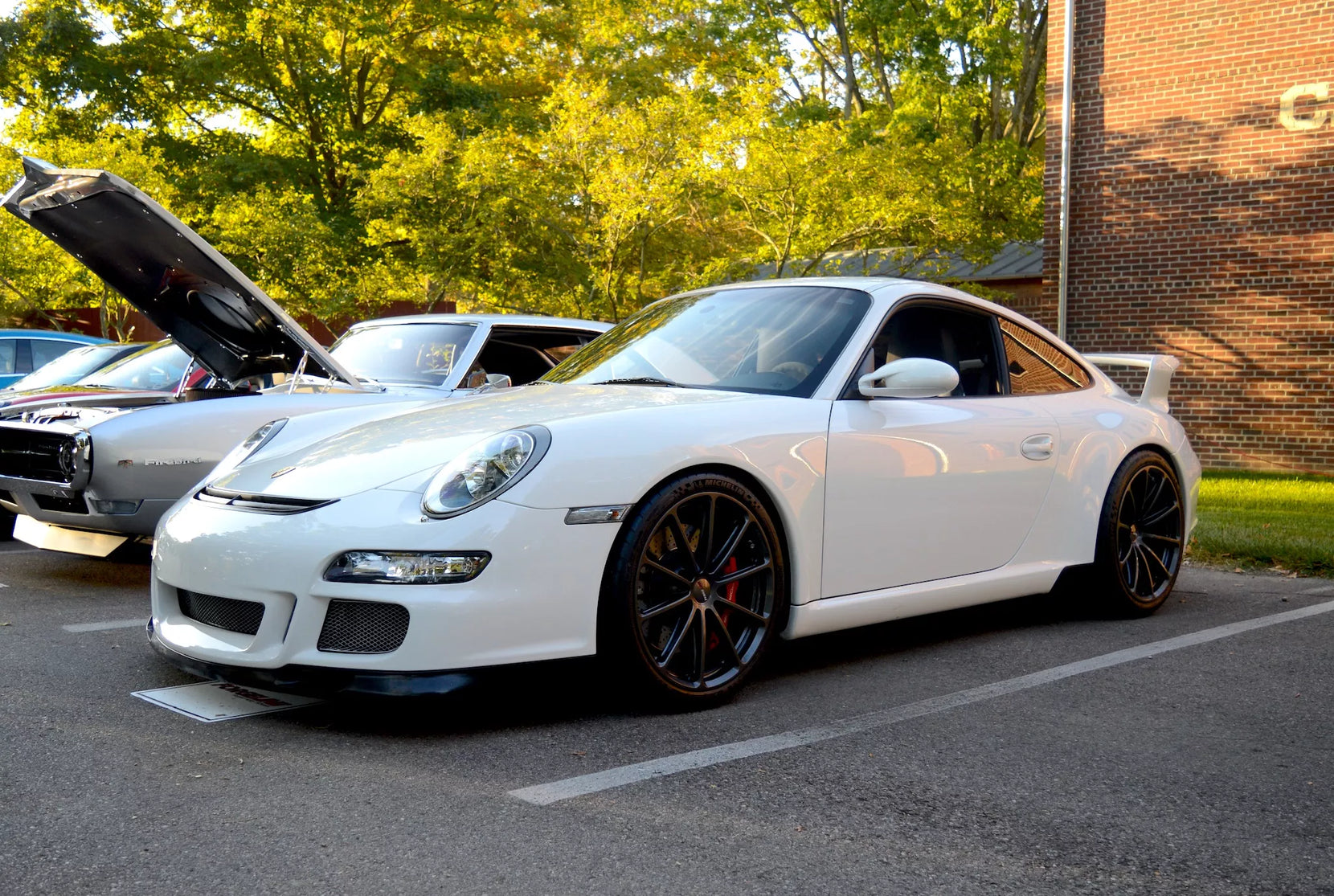 Danny Carmichael's 997 Porsche 911 GT3 on Forgeline One Piece Forged Monoblock GT1 5-Lug Wheels