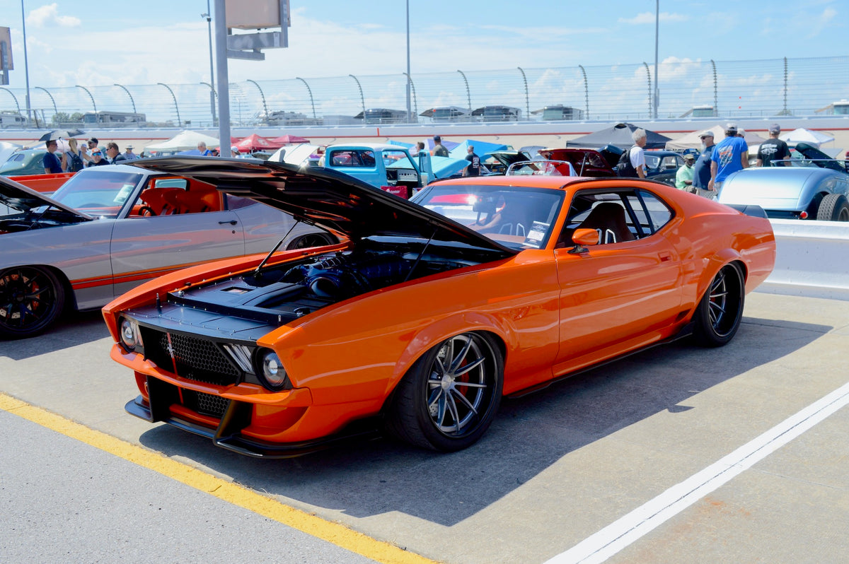 Maurice's Xtreme Muscle Carz 1971 Ford Mustang on Forgeline Forged Three-Piece GT3C Wheels
