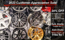 The 2023 Forgeline Customer Appreciation Sale!