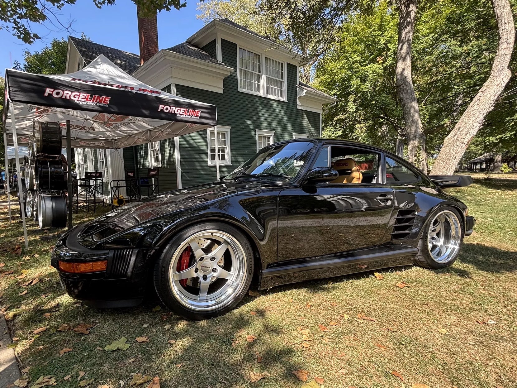 Dave Schardt's 1984 Porsche 911 Turbo Slant Nose on Forgeline Forged Three Piece GF3 Wheels