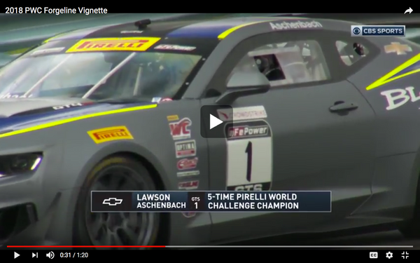 Pirelli World Challenge Championship GT4 Teams Rely on Forgeline