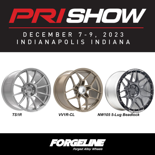 Forgeline to Launch Three New Wheel Models at the 2023 PRI Show
