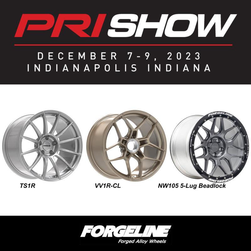 Forgeline to Launch Three New Wheel Models at the 2023 PRI Show
