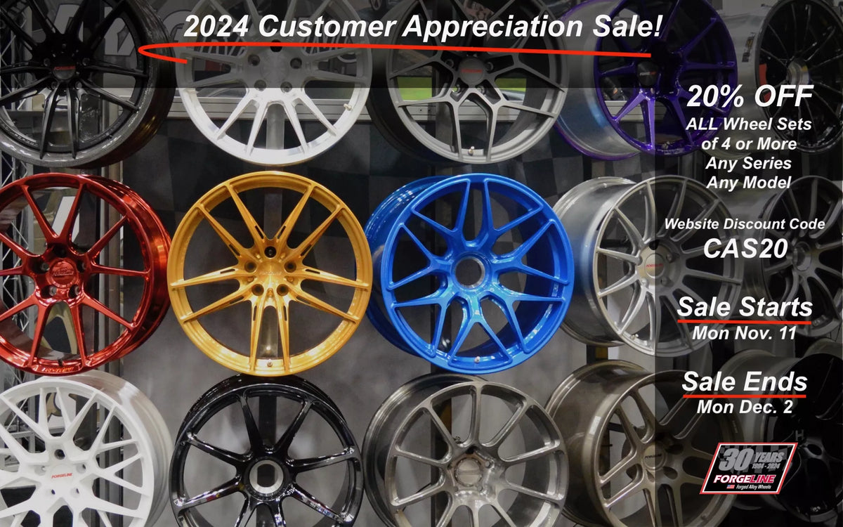The 2024 Forgeline Customer Appreciation Sale!