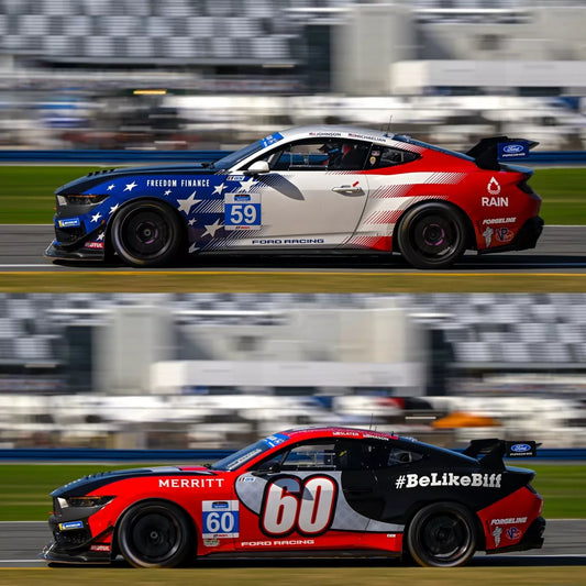 Record Mustang GT4 Field Set for Daytona IMSA Michelin Pilot Challenge to Race on Forgeline GS1R Wheels