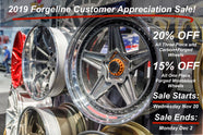 The 2019 Forgeline Customer Appreciation Sale!