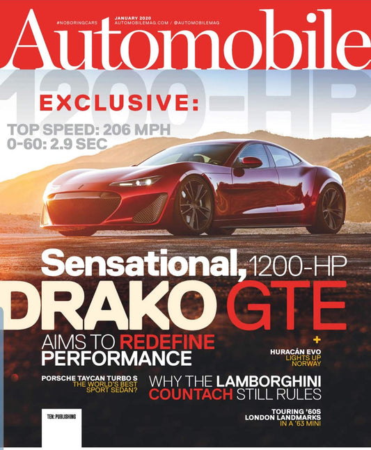 Drako Motors GTE Featured in Automobile Magazine