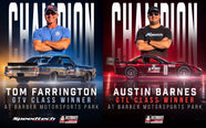 Tom Farrington and Austin Barnes Drive Forgeline-Powered Class Wins at Barber Motorsports Park