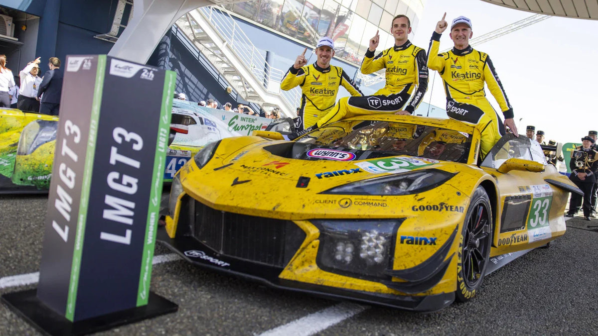 TF Sport Corvette Earns Historic Le Mans Victory on Forgeline Wheels
