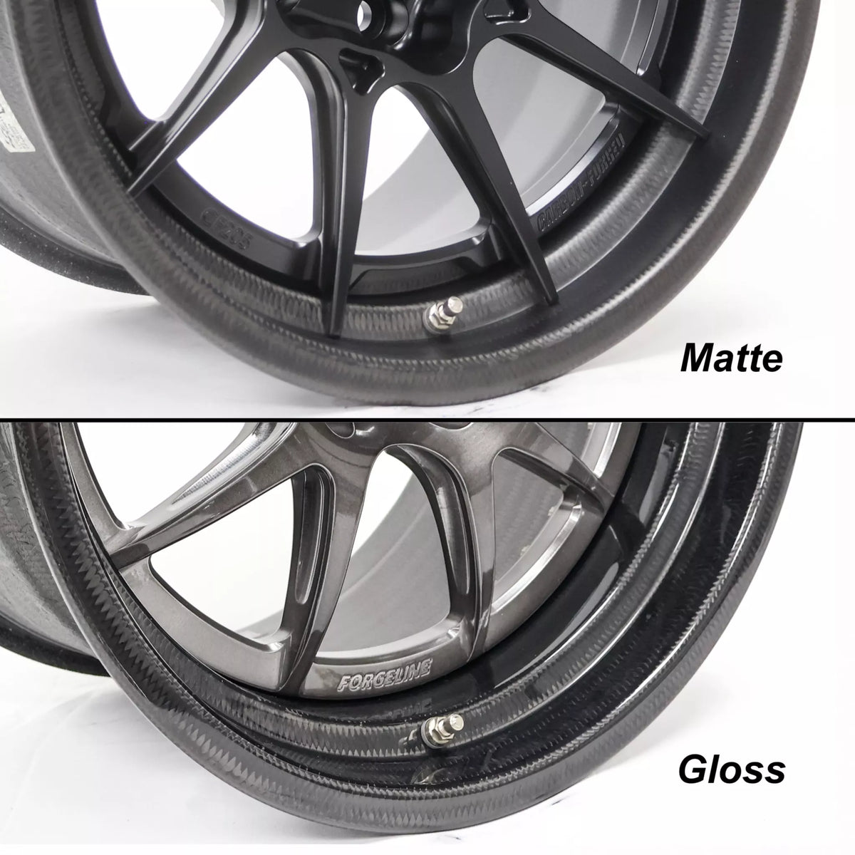 New Carbon+Forged Carbon Fiber Matte and Gloss Finish Options
