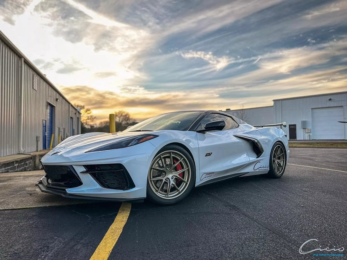 Cicio Performance C900x Chevrolet C8 Corvette on Forgeline Forged Three Piece AL301 Wheels