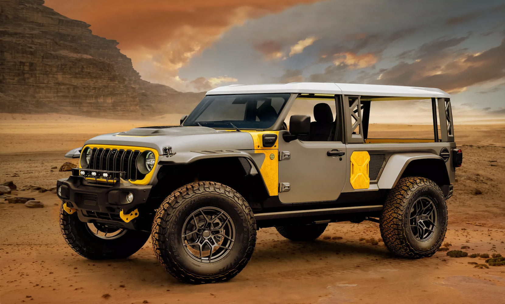 Jeep Wrangler Bug Out 4xe Concept on Forgeline One Piece Forged Monoblock VV1R Wheels