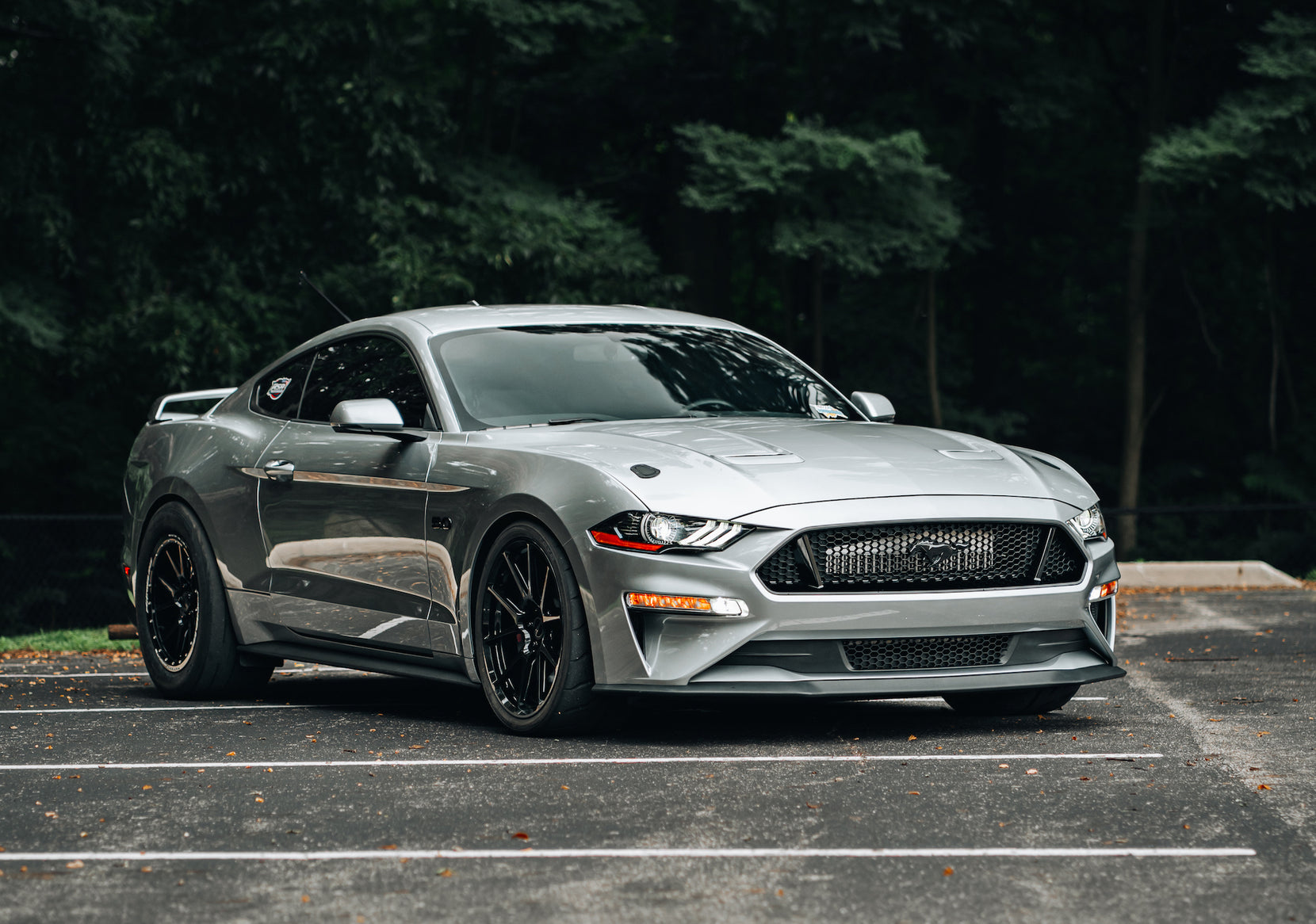 Jim Miller's Twin Turbo Ford Mustang GT on Forgeline Forged Monoblock GS1R Beadlock Wheels