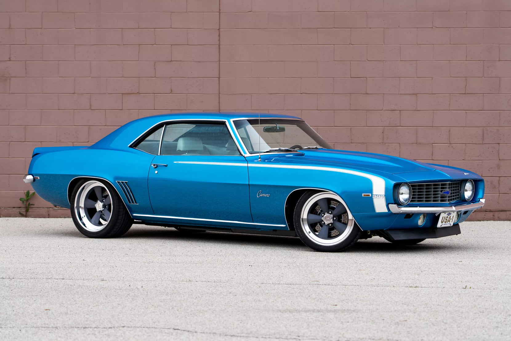 Barron's Roadster Shop Survivor Series 1969 Chevrolet Camaro on Forgeline Forged Three Piece RS5 Wheels