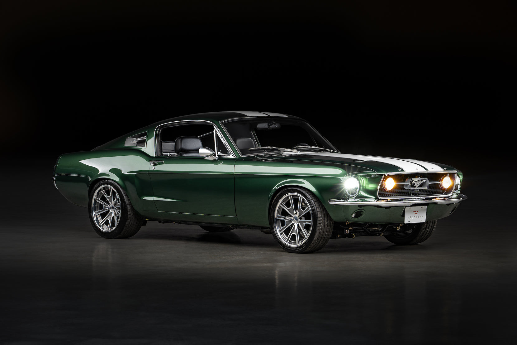 Velocity Restorations Street Series 1967 Ford Mustang on Forgeline Forged Three Piece Grudge Wheels