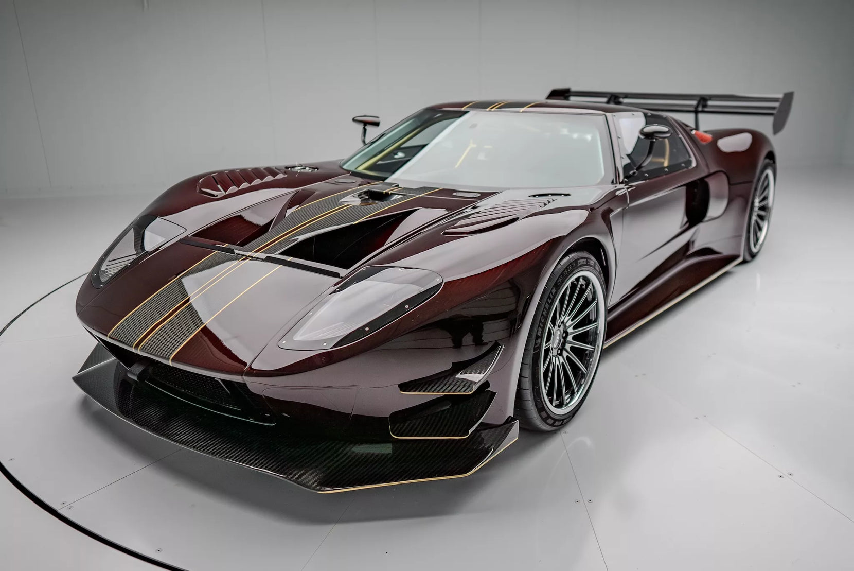 Eau Rouge Edition Carbon Fiber GT1 on Forgeline Forged Three Piece MS3C Wheels