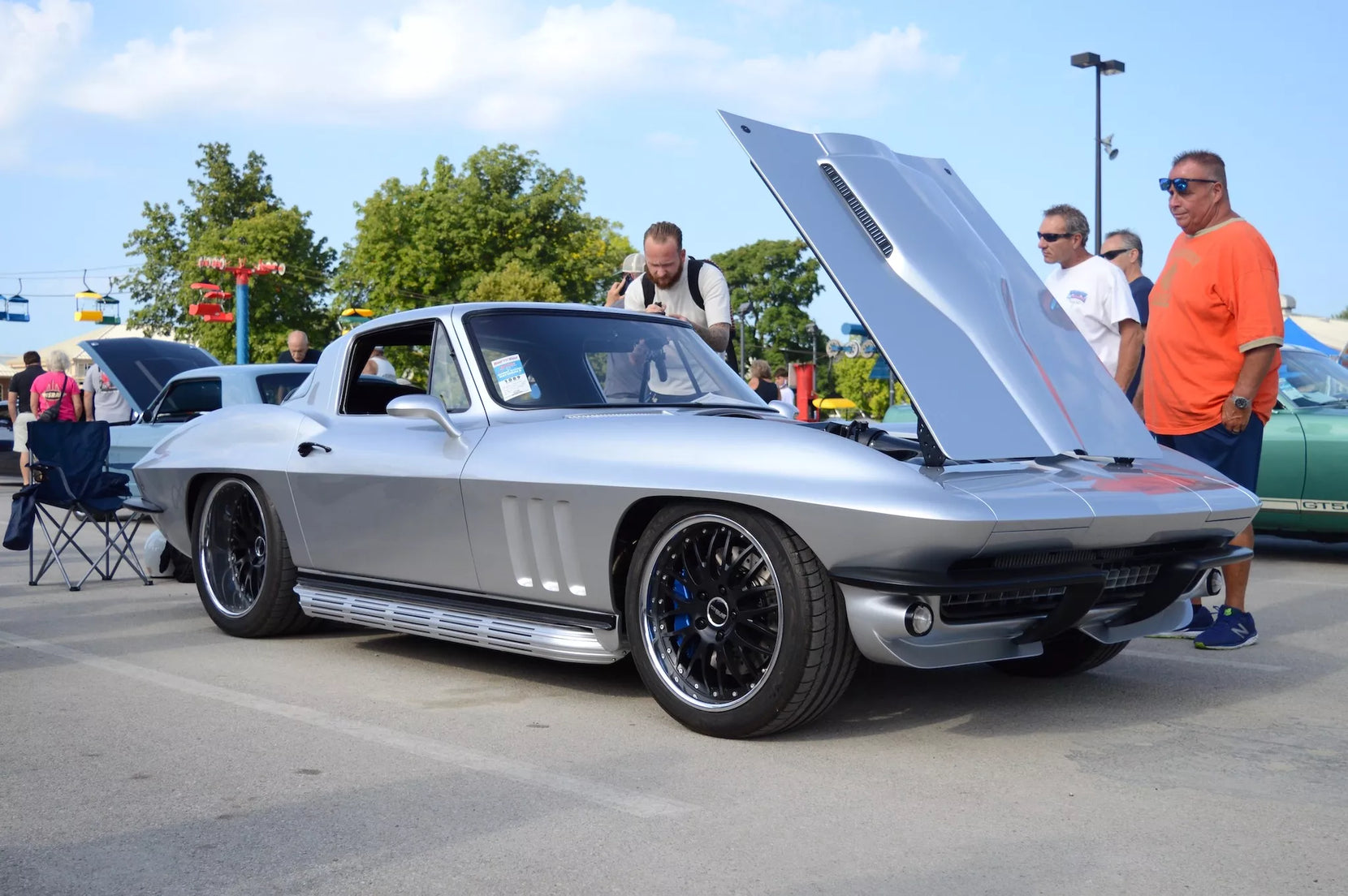 Gary Thompson's 1965 Chevrolet Corvette on Forgeline Forged Three Piece MD3P Wheels