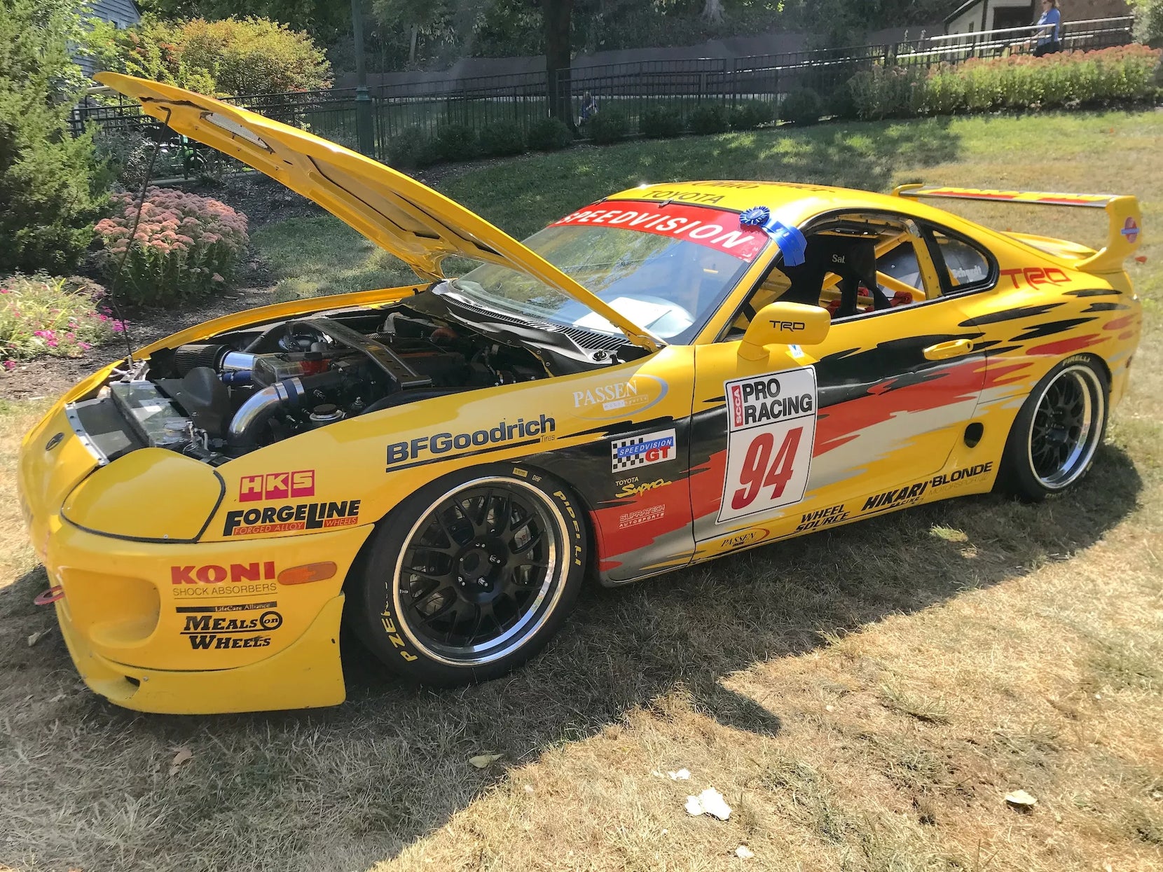 Dave Schardt's 1997 Hikari Racing Toyota Supra on Forgeline Forged Three Piece GW3R Wheels