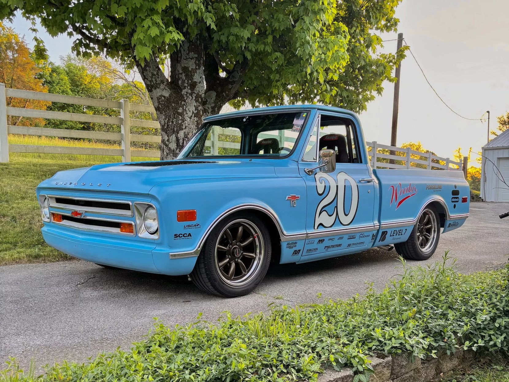 Evan Woody's 1968 Chevrolet C10 on Forgeline Forged Three Piece MLT3 Wheels