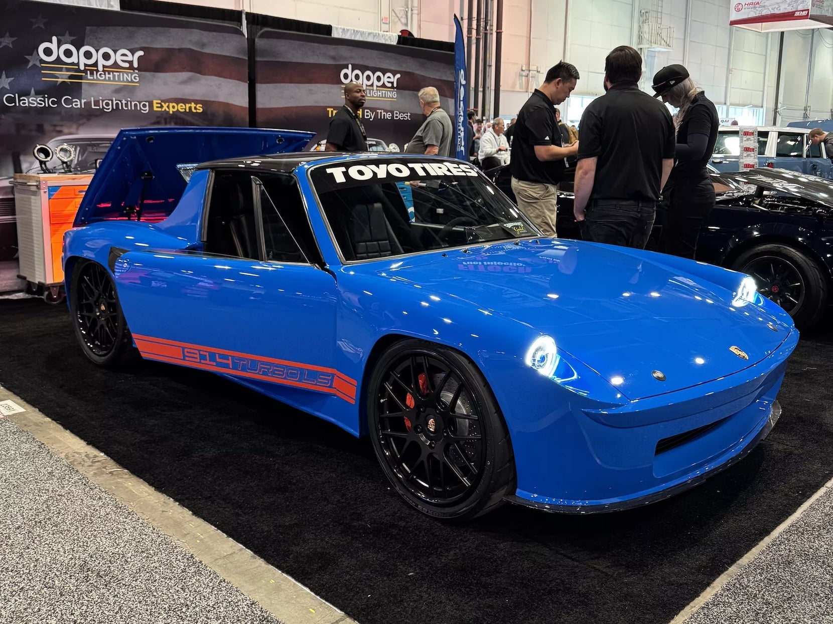 Nostalgia Hot Rods Porsche 914 on Forgeline Forged Three Piece DE3C Wheels