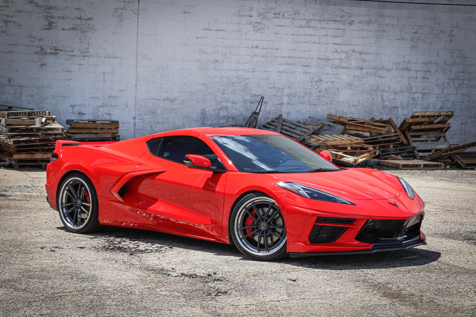 Forgeline's Chevrolet C8 Corvette Z51 Development Vehicle on Forgeline Forged Three Piece AL307 Wheels