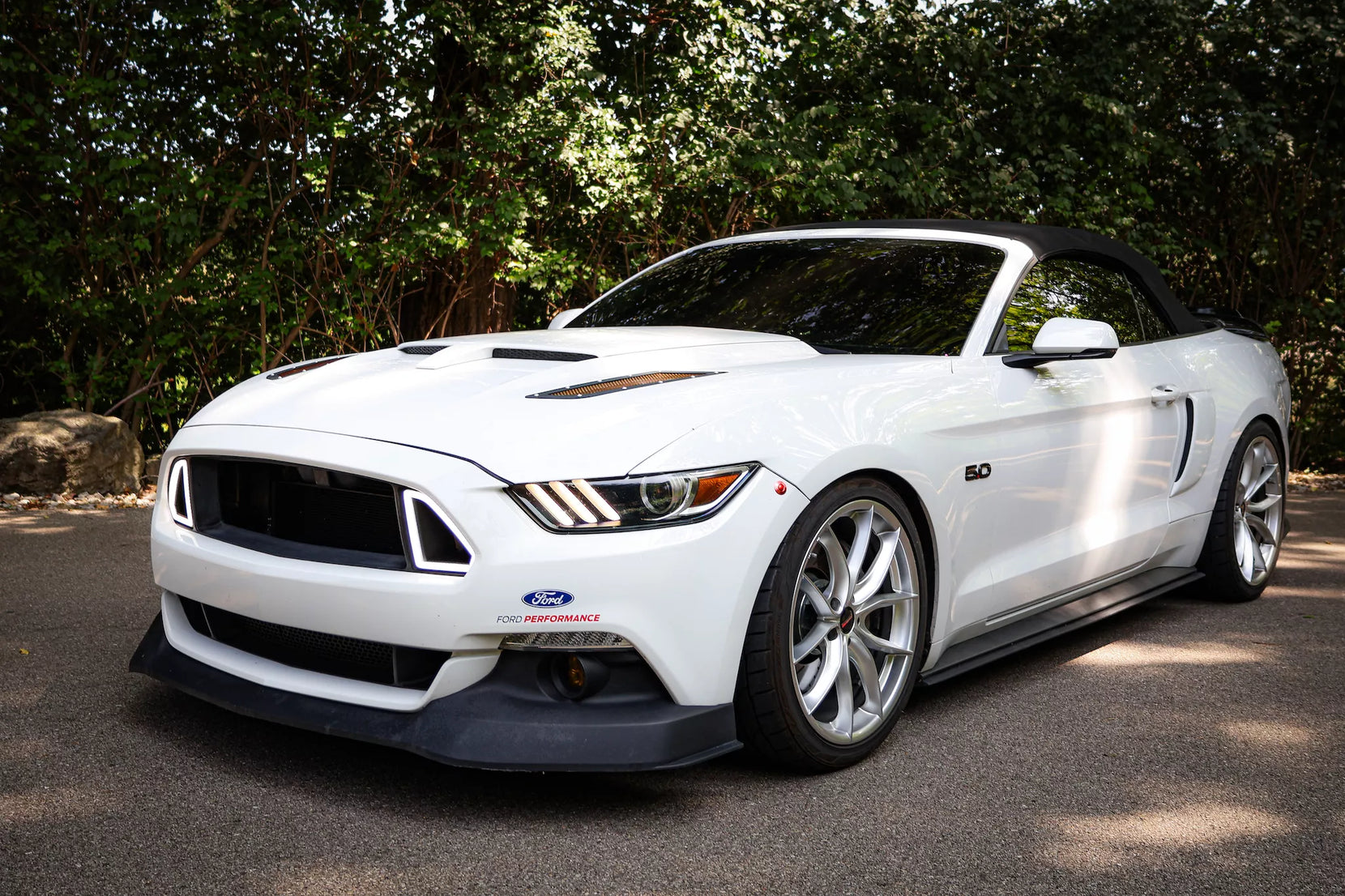 John Francis's Harrop-Supercharged Ford Mustang GT Convertible on Forgeline Flow Formed F01 Wheels