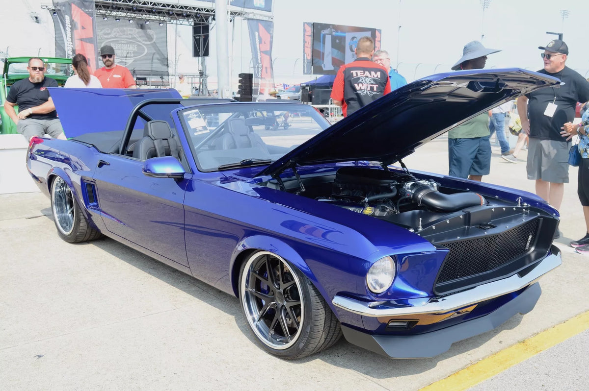 Reisinger Custom Rebuilding's 1967 Ford Mustang Convertible on Forgeline Forged Three Piece VX3C Wheels