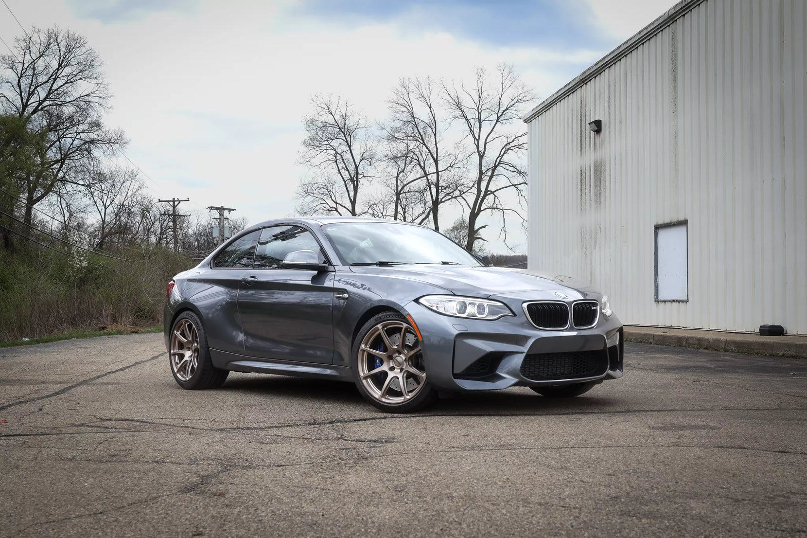 Steve Schardt's BMW F87 M2 on Forgeline One Piece Forged Monoblock GE1R 5-Lug Wheels