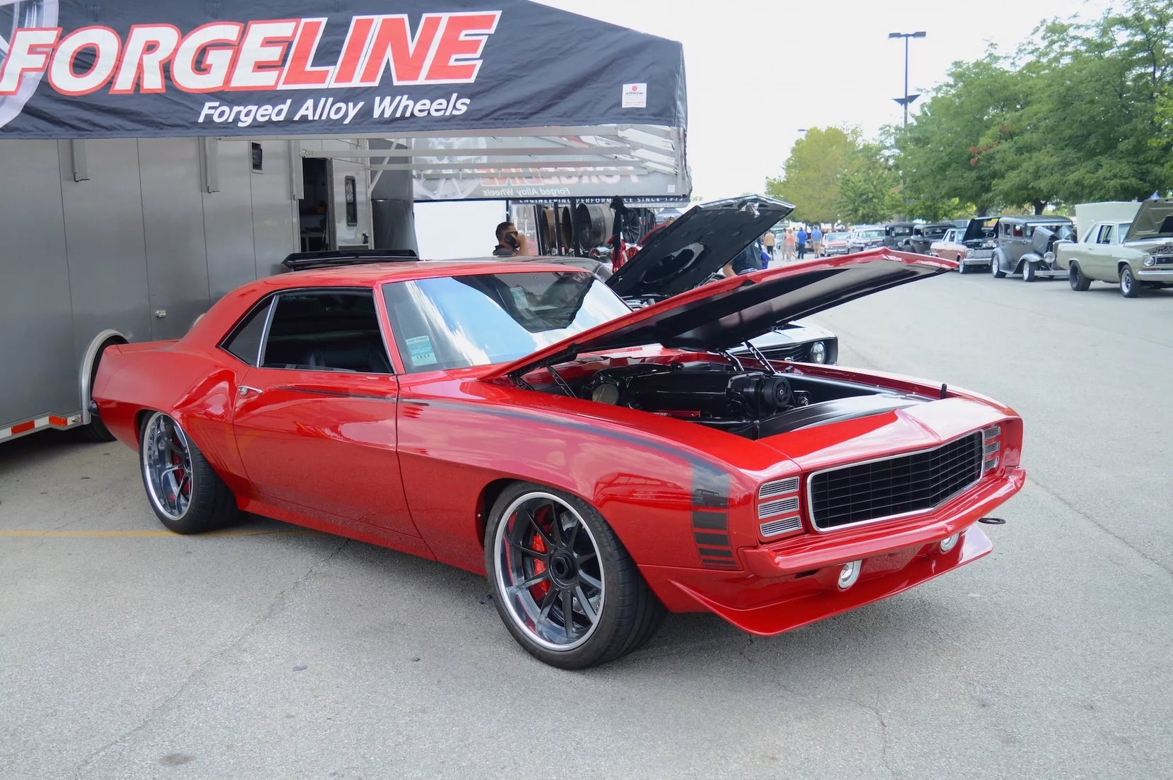 Tom Morris's 1969 Chevrolet Camaro on Forgeline Forged Three Piece RB3C Centerlock Wheels