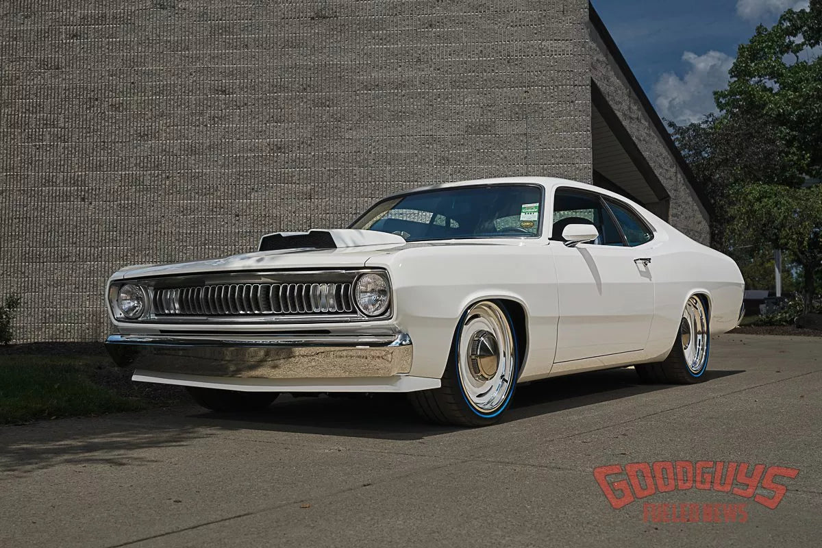 Jordan Costello's BBT Fabrications 1971 Plymouth Duster on Forgeline Forged Three Piece OE1 Wheels