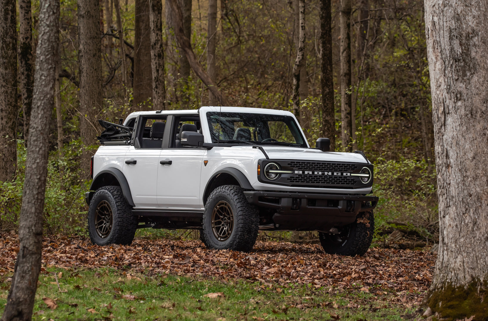 Forgeline's 2021 Ford Bronco Badlands Edition on Forgeline One Piece Forged Monoblock TR11 Wheels