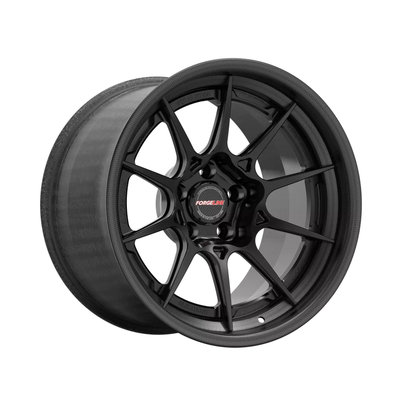 LCF205 17x11 Rear Finished in Satin Black With Optional Carbon Fiber Center Cap