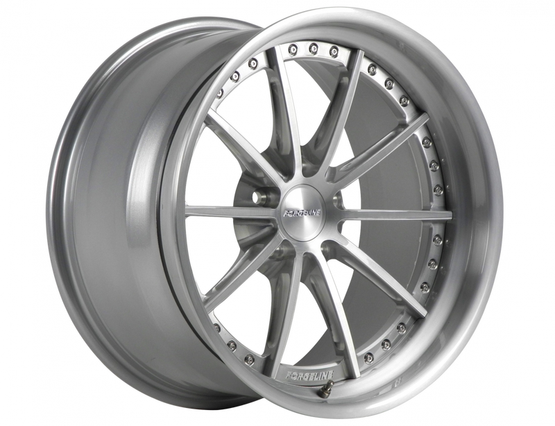 GT3C finished with Brushed center, Brushed outer, and Exposed Assembly Hardware