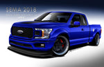 Kurt Busch Celebrates the 1000HP KBI "Apex" Ford F-150 on Forgeline FF3-Truck Wheels - Image 1