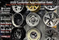 The 2025 Forgeline Customer Appreciation Sale!