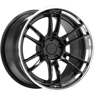 AL308 finished with Satin Black center and Polished outer thumbnail