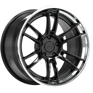 AL308 finished with Satin Black center and Polished outer thumbnail