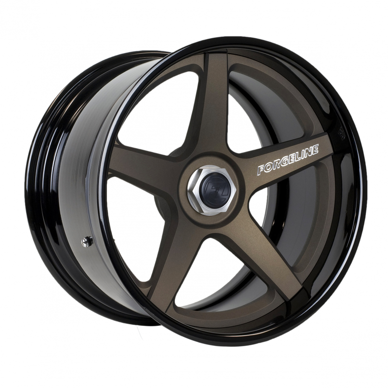 CF3C finished with Satin Black center and Victory Red outer
