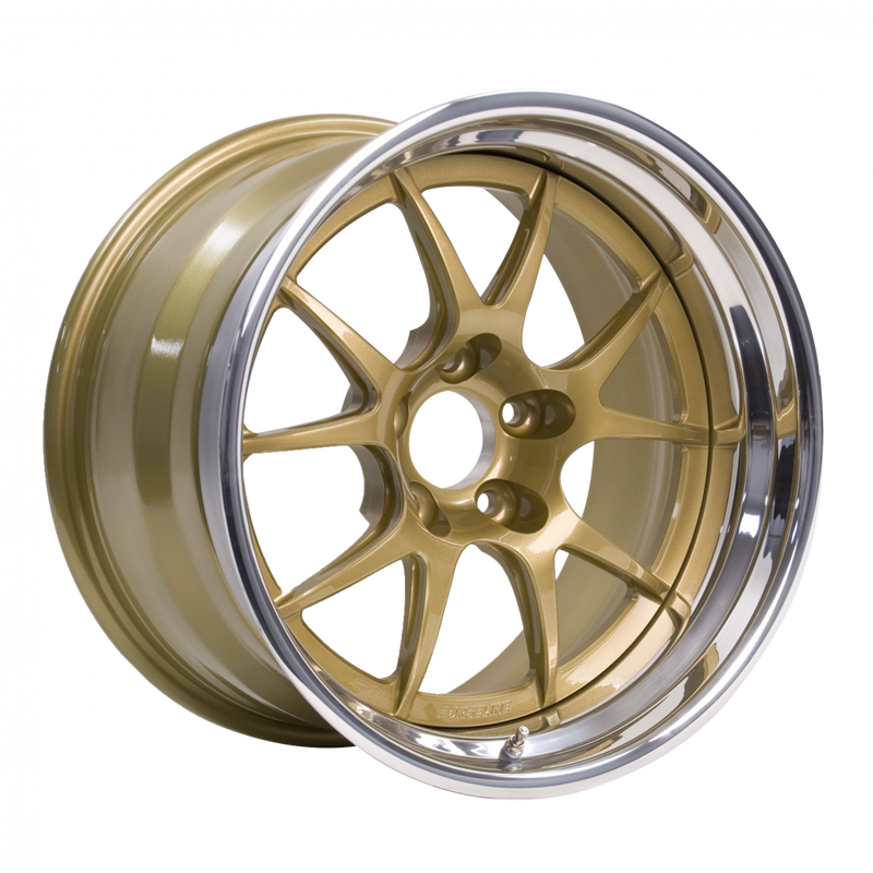 GA3R finished with Sliver center, Polished outer, and Porsche Centerlock hub