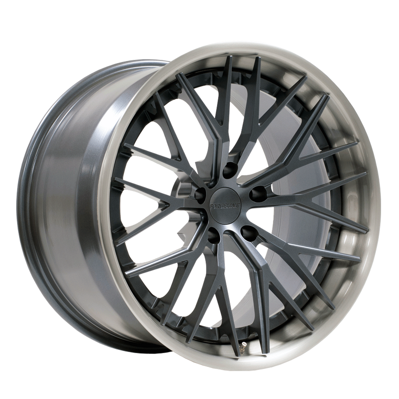 AL303 18" with Reverse Flat Outer Rim and Transparent Smoke Center