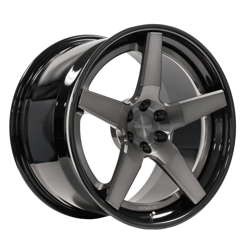 AL300 finished with Brushed Bronze center and Gloss Black outer