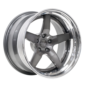 Forgeline AL300 Finished with Transparent Smoke Center, Gloss Black Outer, and Gloss Black Inner (6-Lug Dodge Viper Fitment) thumbnail